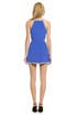 Digital Houndstooth Cutout Dress