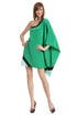 Emerald Colorblock Poncho by Jay Godfrey