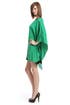 Emerald Colorblock Poncho by Jay Godfrey