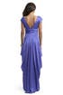 African Violet Draped Gown by Lela Rose