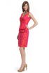 Fuchsia Floral Tafetta Dress by Lela Rose