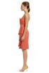 Orange Couture Wave Dress by Lela Rose