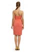 Orange Couture Wave Dress by Lela Rose