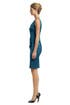 Peacock Ruffle Dress by Lela Rose