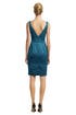 Peacock Ruffle Dress by Lela Rose