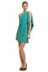 Teal Draped Dream Dress by Mark & James by Badgley Mischka
