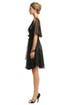 Golden Lurex Flutter Dress by Milly