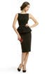 Michelle Peplum Dress by Moschino