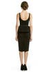 Michelle Peplum Dress by Moschino