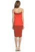Bicolor Brick Dress by Narciso Rodriguez