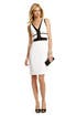 Ivory Contrast Dress by Narciso Rodriguez