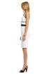 Ivory Contrast Dress by Narciso Rodriguez