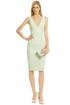 Pistachio V Sheath by Narciso Rodriguez