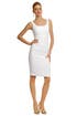 White Cross Back Dress by Narciso Rodriguez