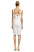 White Cross Back Dress by Narciso Rodriguez
