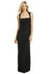 Black Open Back Sequin Gown by Nicole Miller