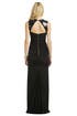 Black Open Back Sequin Gown by Nicole Miller