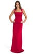 Cherry Square Neck Gown by Nicole Miller