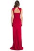 Cherry Square Neck Gown by Nicole Miller