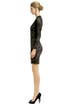 Kate Lace V Dress by Nicole Miller