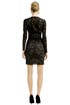 Kate Lace V Dress by Nicole Miller