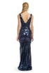 Midnight Sequin Gown by Nicole Miller