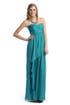 Seaglass Ruched Gown by Nicole Miller