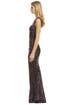 Sequin Tyrian Purple Gown by Nicole Miller