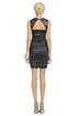 Square Neck Sequin Shoulder Dress by Nicole Miller