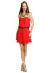Red Shock Wave Dress by Parker