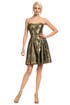 Copper Sequin Confetti Dress by Peter Soronen
