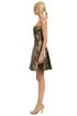 Copper Sequin Confetti Dress by Peter Soronen