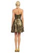Copper Sequin Confetti Dress by Peter Soronen