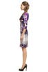 Purple Psychedelic Floral Sheath by Prabal Gurung