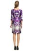 Purple Psychedelic Floral Sheath by Prabal Gurung