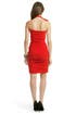 Red Sandstorm Dress by Preen