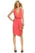 Coral Checkmate Dress by Rachel Roy