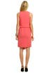 Coral Checkmate Dress by Rachel Roy