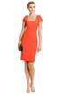 Coral Origami Sheath by Rachel Roy