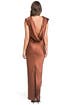 Copper Satin Gown by Roksanda Ilincic