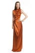 Rust Draped Gown by Roksanda Ilincic