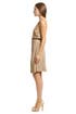 Caramel V Neck Sequin Dress by Sachin + Babi