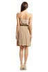 Caramel V Neck Sequin Dress by Sachin + Babi