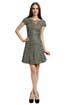 Basketweave Cap Sleeve Dress by Shoshanna