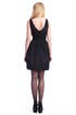 Noir Cream Puff Dress by Shoshanna
