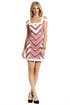 Chevron Chase Dress by Thakoon