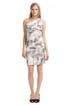Platinum Beaded Dress by Theia