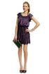 Purple Pleat Plaza Dress by theory