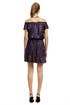 Purple Pleat Plaza Dress by theory