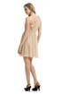 Camel Chiffon Dress